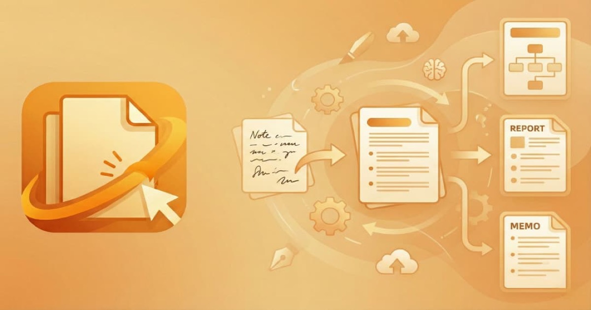 NotuDocs — Turn Notes Into Documents with AI